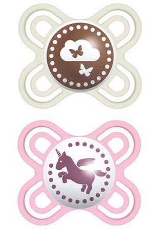 Chupeta MAM Perfect Start - 0 a 2 meses- Embalagem Dupla Rosa