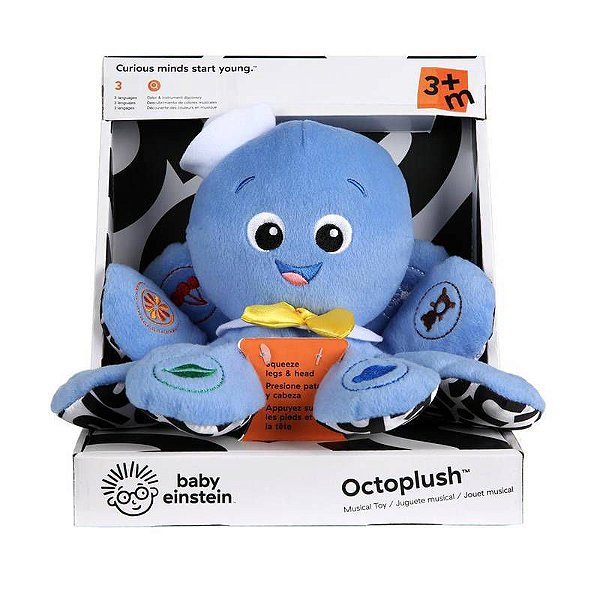 Polvo de Pelúcia Musical Octoplush - Baby Einstein