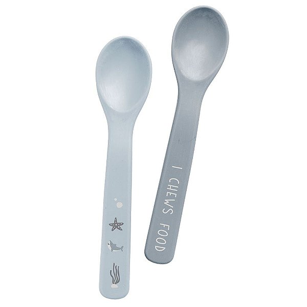 Kit de Colher de Silicone Tubarão - Stephen Joseph