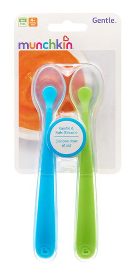 Colheres de silicone Azul e Verde - Munchkin