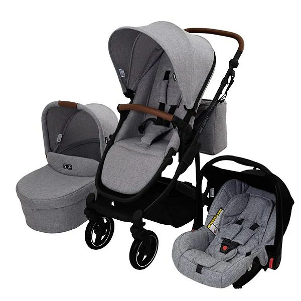 Carrinho Como 4 Woven Grey - ABC Design * MOSTRUÁRIO *