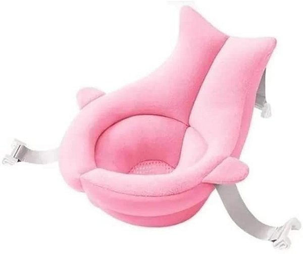 Almofada de banho ergonômica rosa - Kababy