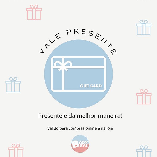 VALE PRESENTE - R$ 200,00 BABY BUYS BRASIL