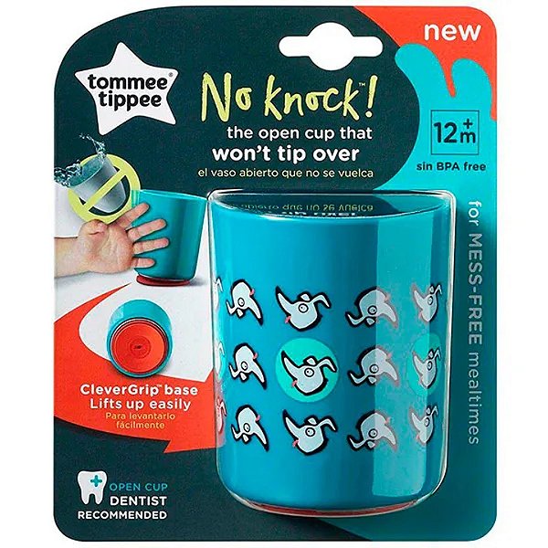 Copo Anti-Queda No Knock Azul 190ml - Tommee Tippee