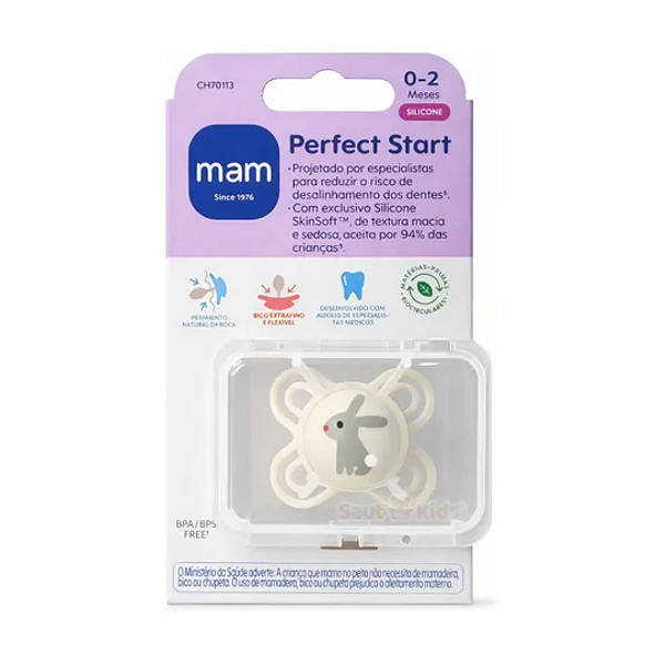 Chupeta MAM Perfect Start 0 - 2 Meses Neutra Unitária