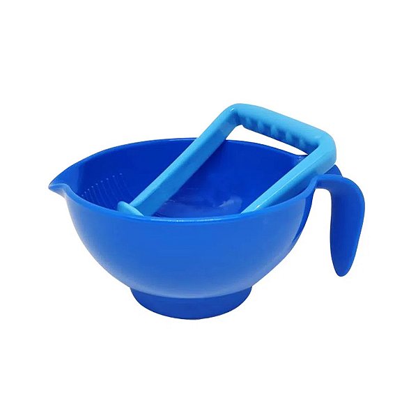Amassador de Papinha Smash Smash Azul - Multikids