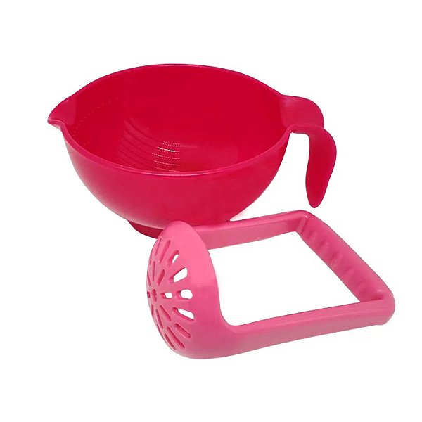 Amassador de Papinha Smash Smash Rosa - Multikids