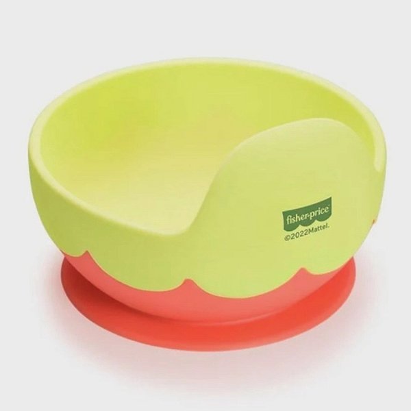 Tigela de Silicone com Ventosa Yummy Rosa - Fisher Price - Baby