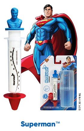 Seringa Nose Wash Lavagem Nasal Superman (Super Heróis)