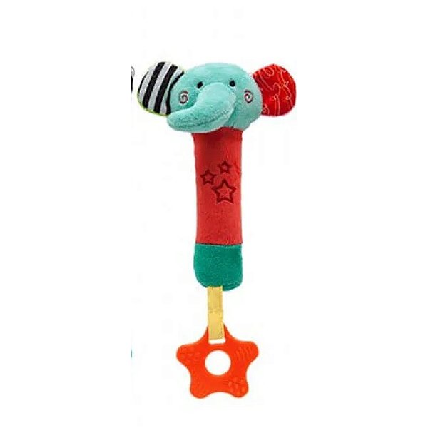 Buzininha com mordedor Happy Zoo Elefante - Buba