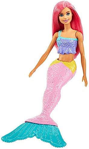 Boneca Barbie Sereia Dreamtopia Cabelo Rosa - Mattel