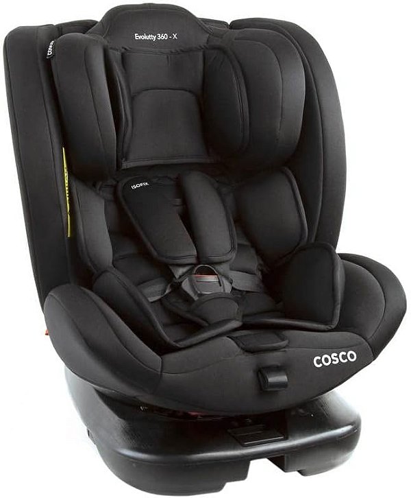 Cadeirinha Evolutty 360 - RN até 36kg Preto - Cosco PRONTA ENTREGA