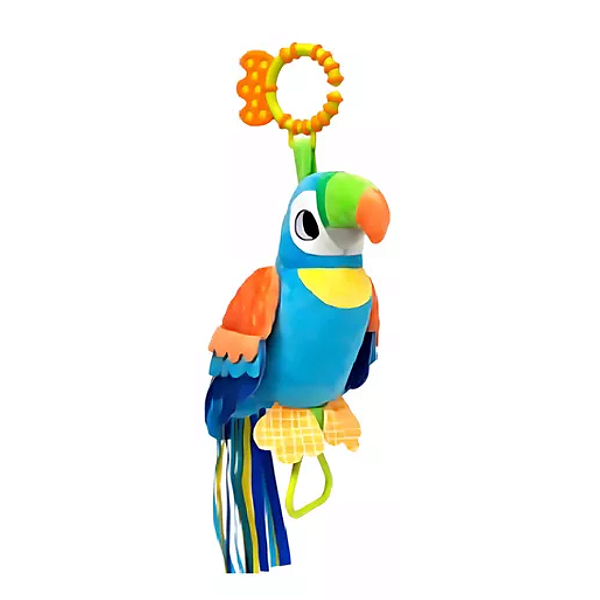 Papagaio Didi Pelúcia com Mordedor - Buba