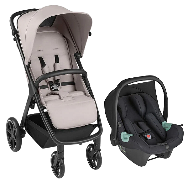 Kit Travel System Carrinho AVUS Powder com Bebê Conforto Tulip - ABC Design