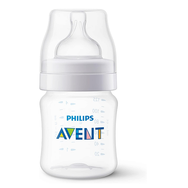 Mamadeira Anti-Colic Transparente 125 ml - Philips Avent