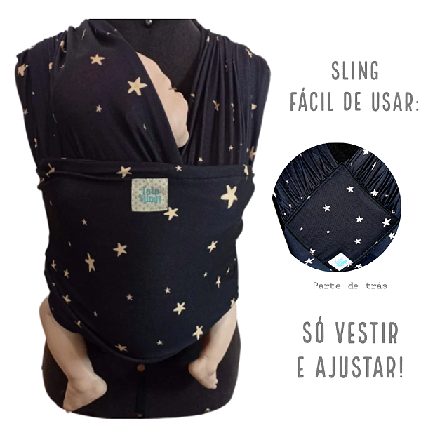 Sling Malha Tatá Fácil Universo - Tatá Slings