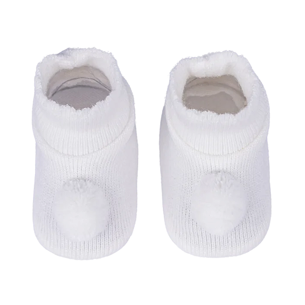 Sapatinho Off White Liso - Sanches Baby