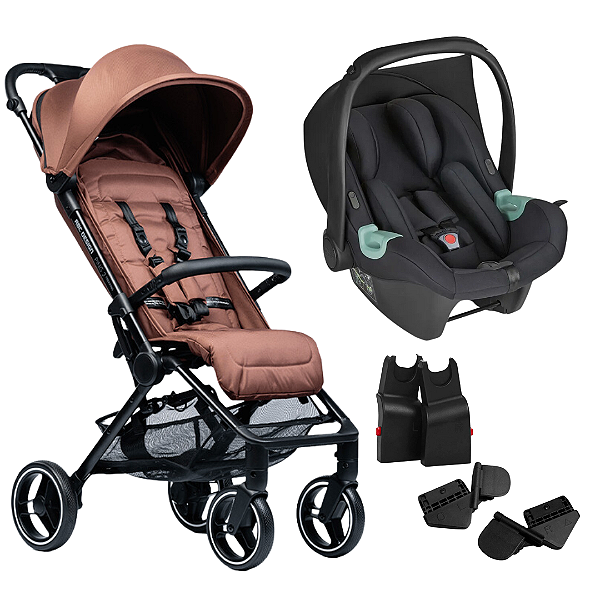 Carrinho Ping Two Trekking Umbro Travel System + Bebê conforto Tulip - ABC Design
