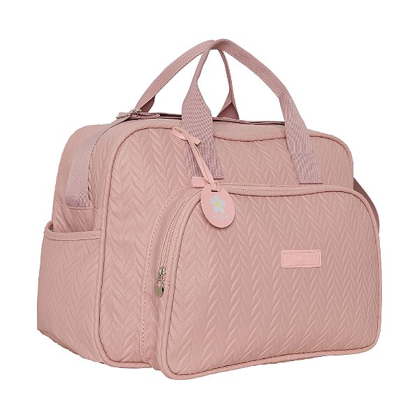 Bolsa Maternidade Grande Refúgio Rosê - Pirulitando