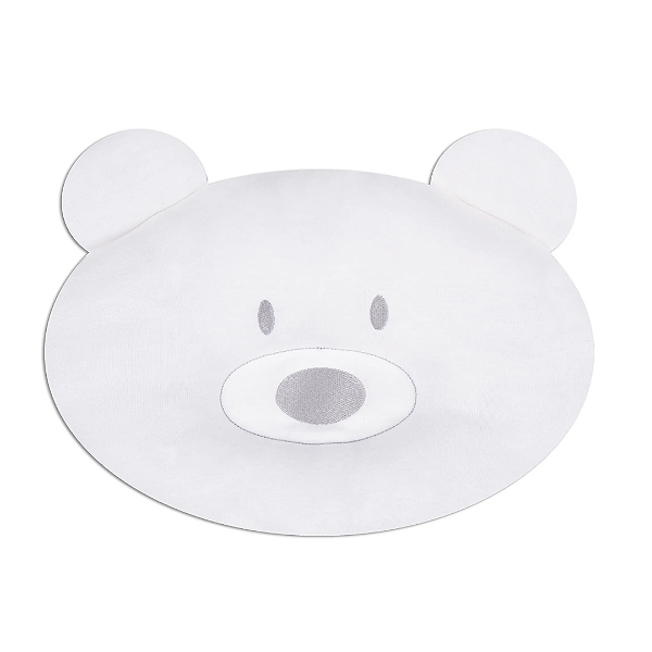 Travesseiro Anatômico Urso Bordado Bege Off - Hug