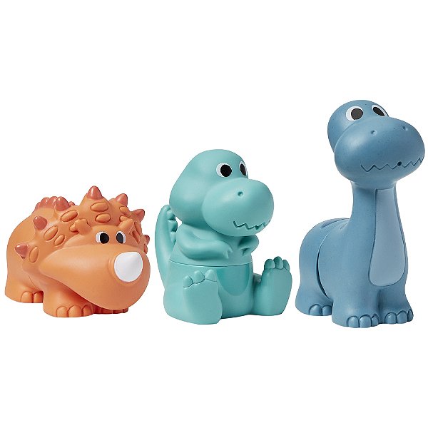 Brinquedo para Banho em Silicone Laváveis Dinos - Buba