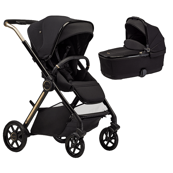 Carrinho de Bebê Reef 2 Expresso Europeu com moisés - Silver Cross