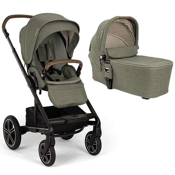 Combo Carrinho Nuna Mixx Next Verde Pine + Moisés Verde Pine - Nuna