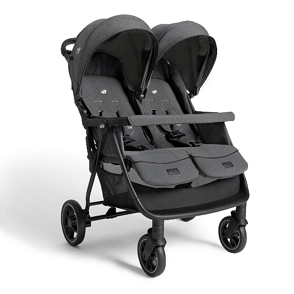 Carrinho duplo para gêmeos Estrella Chumbo Ebony - Joie