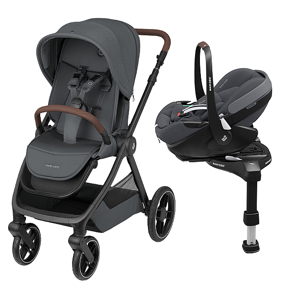 Carrinho de bebê Oxford Travel System com Pebble Pro 360 - Twillic Graphite - Maxi Cosi