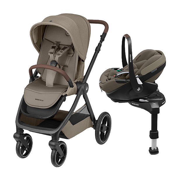 Carrinho de bebê Oxford Travel System com Pebble Pro 360 - Twillic Truffle - Maxi Cosi