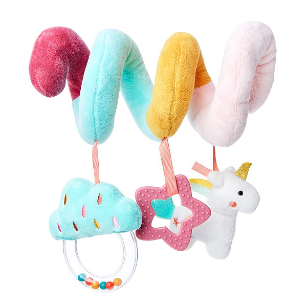 Mola de Atividades Magic Mordedores Chocalho Rosa Unicórnio -Buba