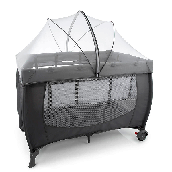 Berço Portátil Stelle com trocador Cinza - Infanti