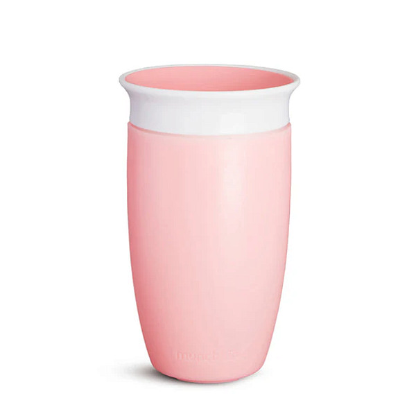 Copo De Treinamento com Tampa Munchkin 360º Rosa 296ML