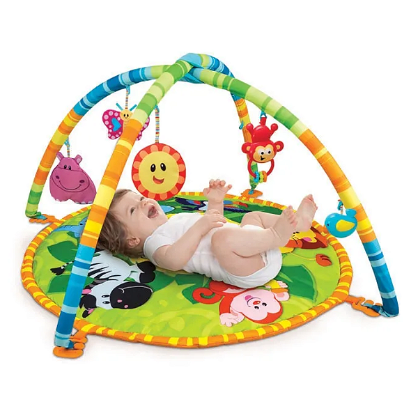 Tapete de Atividades Festa Selvagem - Winfun - Colorido