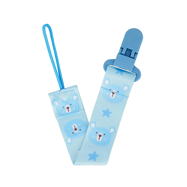 Prendedor de Chupeta Ursinho Azul - Buba