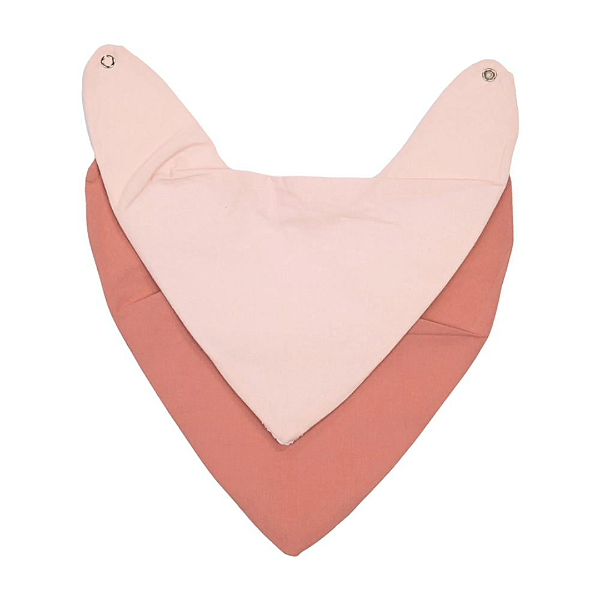 Babador Bandana Liso Menina 2 unidades - Papi Baby