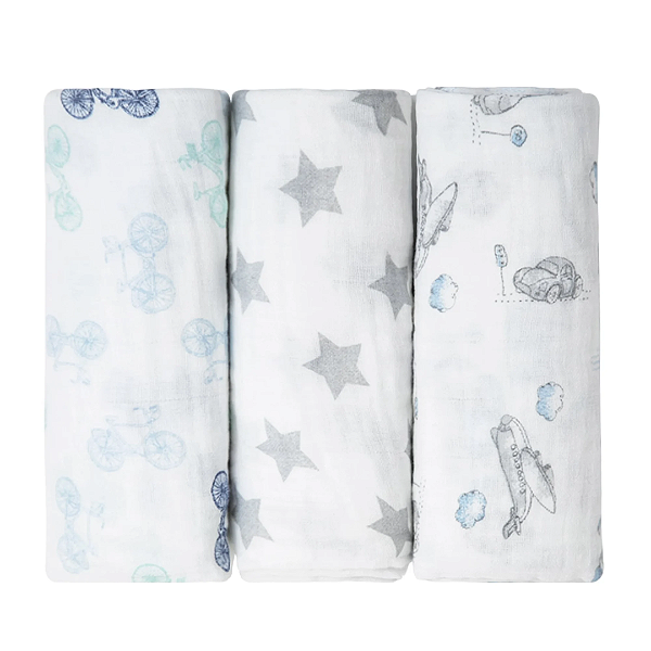 Cueiro Swaddle Papi Soft Estampado Fusca 80Cm X 80Cm 03 Un