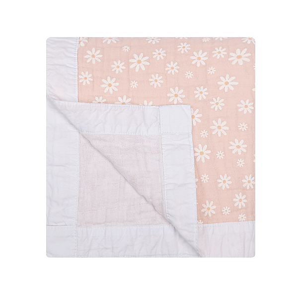 Manta Estampada Papi Soft Margaridas 1,0M X 80Cm