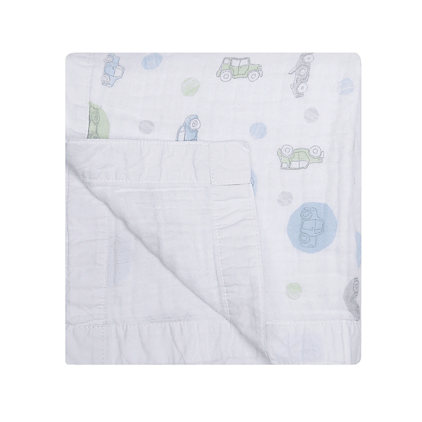 Manta Estampada Papi Soft Corrida de Carros 1,0M X 80Cm