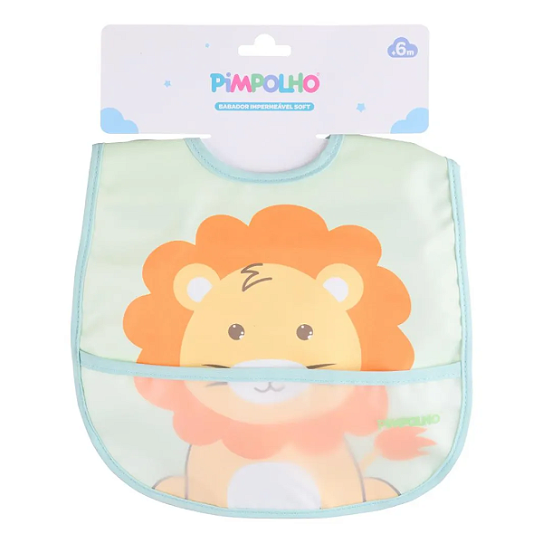 Babador Impermeável Soft +6 M Leão Verde -Pimpolho