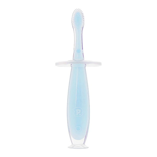 Massageador de Gengiva em Silicone com Ventosa Azul (6m+) - Pimpolho