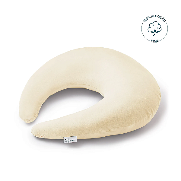 Almofada de amamentação Yogi Moon Vanilla - Pima - Yogi Baby