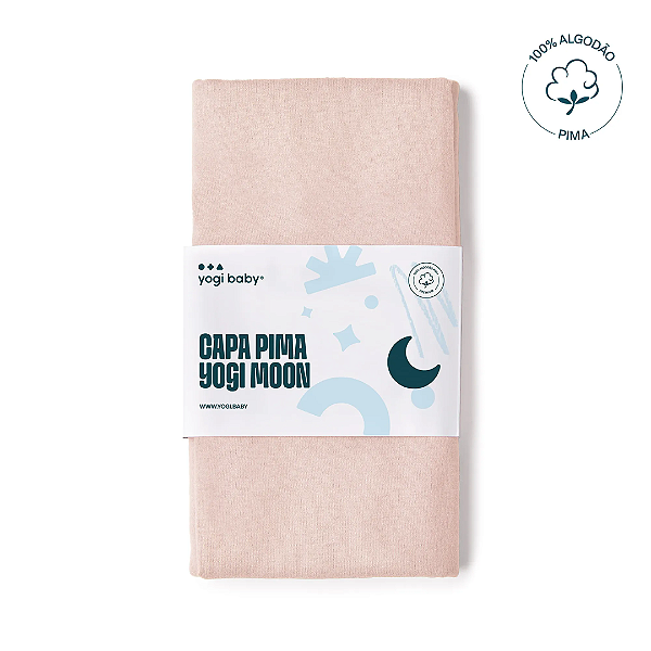 Capa da almofada de amamentação Moon Pima Rosê - Yogi Baby