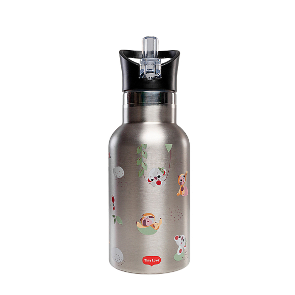 Garrafa Térmica em Inox Boho Chic com Canudo Retrátil - Tiny Love