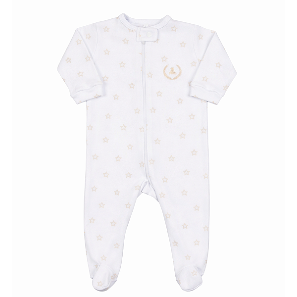 Macacão longo com zíper Estrelas Nude - Coquelicot