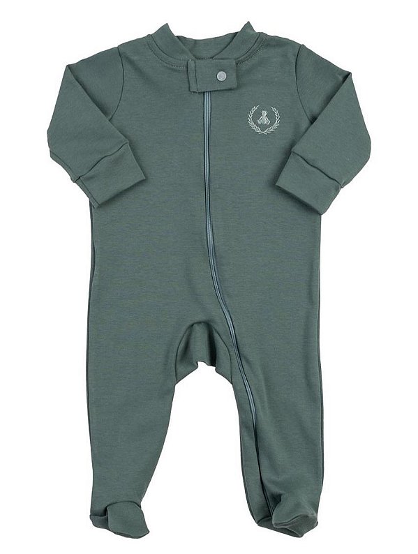 Macacão longo com zíper Verde - Coquelicot