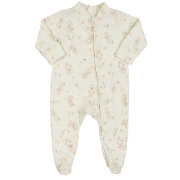 Macacão longo Patinhos - Coquelicot