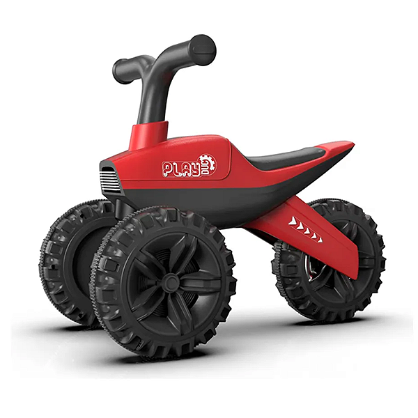Triciclo Infantil de Equilíbrio Luz e Som 3 Rodas Rider Vermelho - Kababy