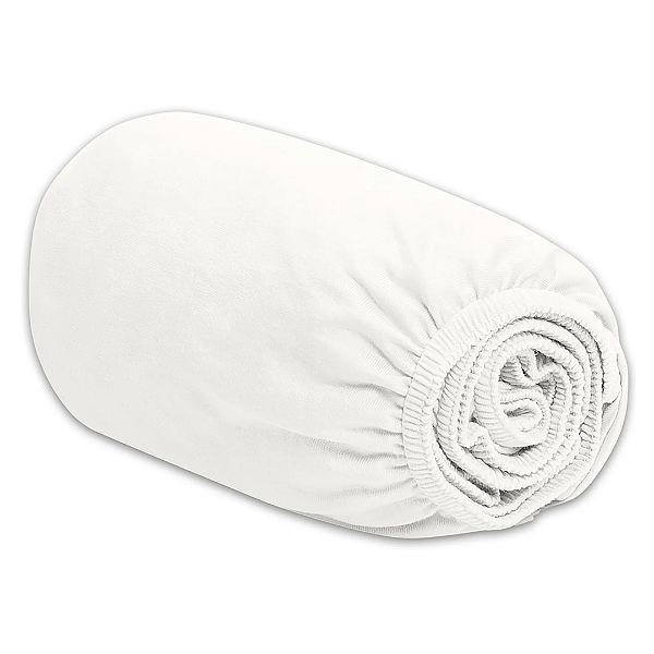 Lençol Americano Encanto Com Elástico Branco - HUG