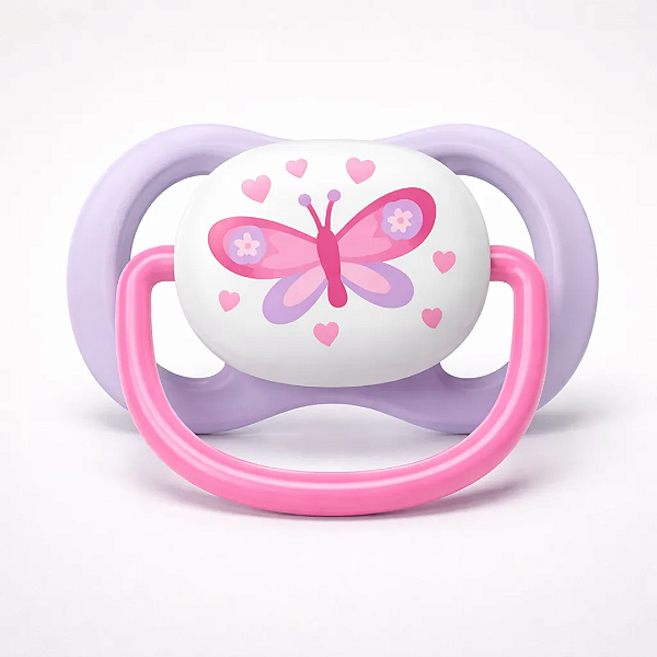 Chupeta Ultra Air Menina Borboleta 0 a 6 meses - Avent